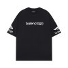 BALENCIAGA(バレンシアガ) スーパーコピー 最新作ロゴプリント流行カジュアル半袖Tシャツ 通販