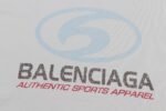 BALENCIAGA(バレンシアガ) 偽物 最新作サーフィンロゴぼかしプリントカジュアル半袖 激安通販