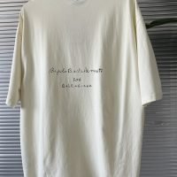 BALENCIAGA(バレンシアガ) スーパーコピー 芸能人 音符楽譜柄プリント半袖Tシャツ