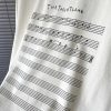 BALENCIAGA(バレンシアガ) スーパーコピー 芸能人 音符楽譜柄プリント半袖Tシャツ