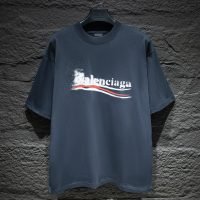 BALENCIAGA(バレンシアガ) スーパーコピー 定番コーラ浪花ロゴプリントTシャツ 通販