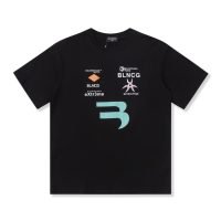 BALENCIAGA(バレンシアガ) スーパーコピー ロゴ融合プリントアルファベットTシャツ半袖