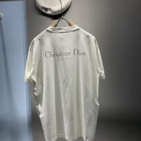 DIOR(ディオール) 芸能人 n級品 プリント破れ穴オシャレカジュアルTシャツ