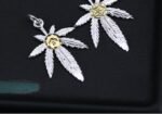 Goro’s（ゴローズ）高橋吾郎 n級品 芸能人 goros 薔薇の大きなカエデの葉のペンダント925純銀