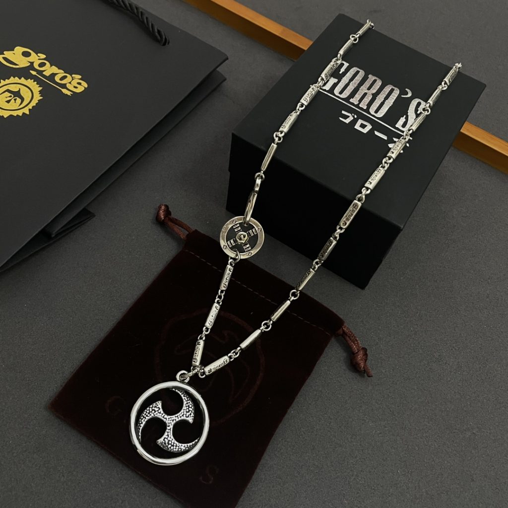 Goro’s(ゴローズ)高橋吾郎 コピー ダーツ竹節ペンダントネックレス 激安通販