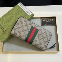 GUCCI (グッチ) 芸能人 n級品 オシャレメンズ全ファスナー財布 激安通販