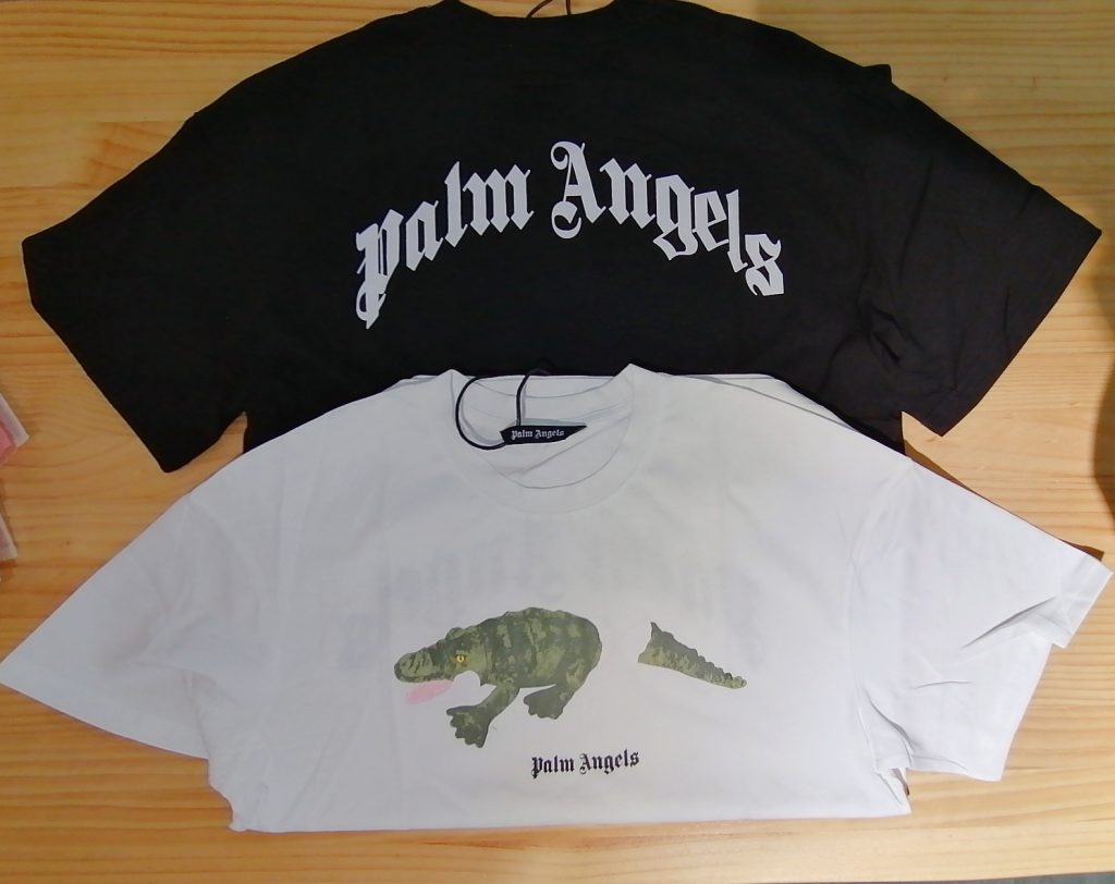 PalmAngels (パームエンジェルス) スーパーコピー 断尾クロコダイル柄カジュアルカップルTシャツ 激安通販