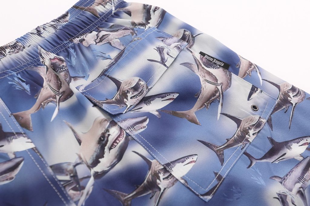 PalmAngels (パームエンジェルス)サメ柄プリントスイムパンツビーチパンツ