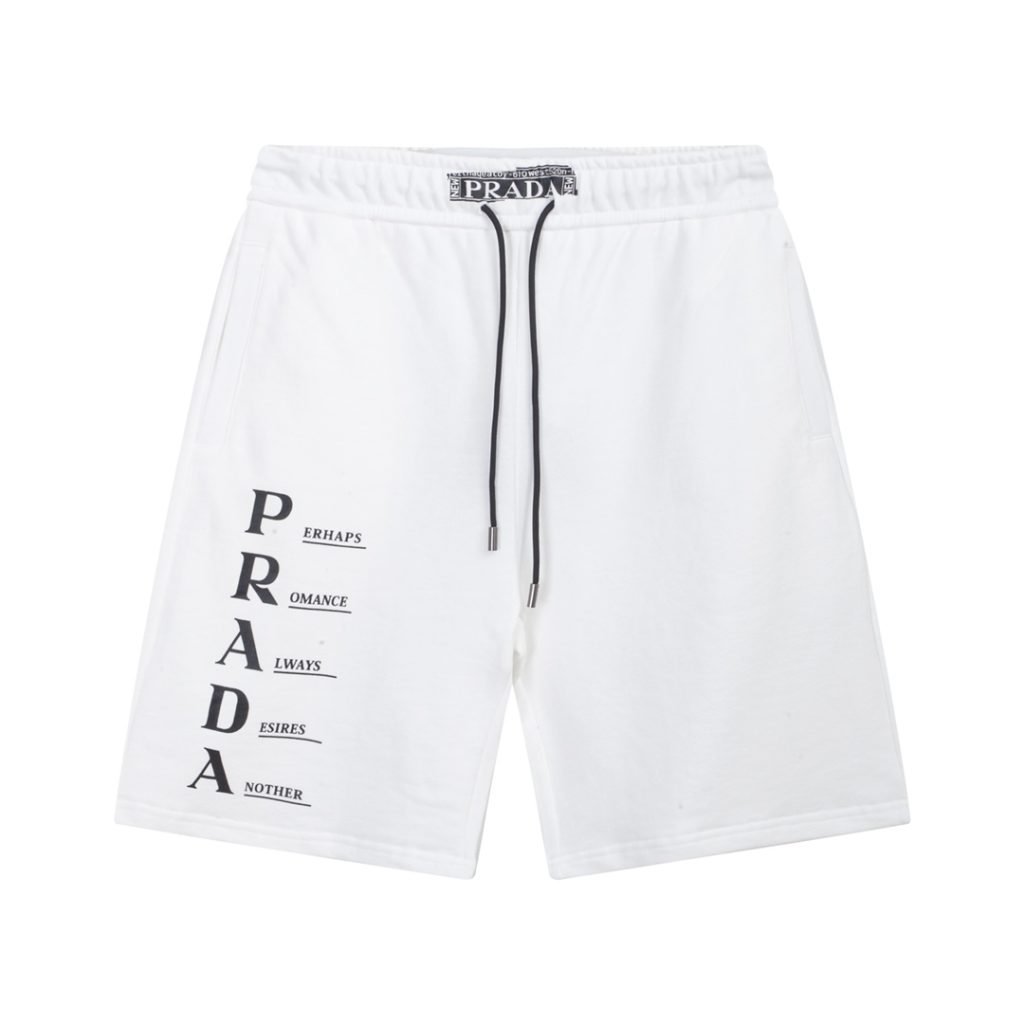 PRADA(プラダ)夏新作コピーはラベルアルファベットｌｏｇｏのレジャーの半ズボンを印刷することを噴かせます通販