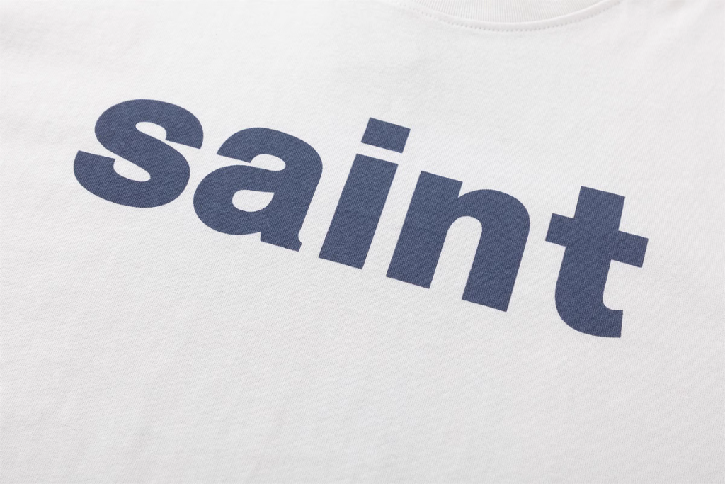 SAINT MICHAEL (セントマイケル)n級品アルファベットプリントビンテージ風ゆったりアメカジ男女Tシャツ激安通販
