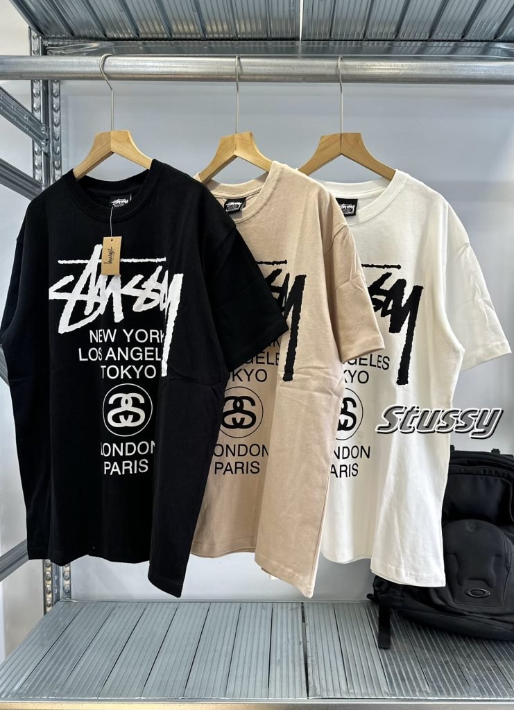 STUSSY(ステューシー) コピー ワールドクルーズプリント3色入り半袖Tシャツ