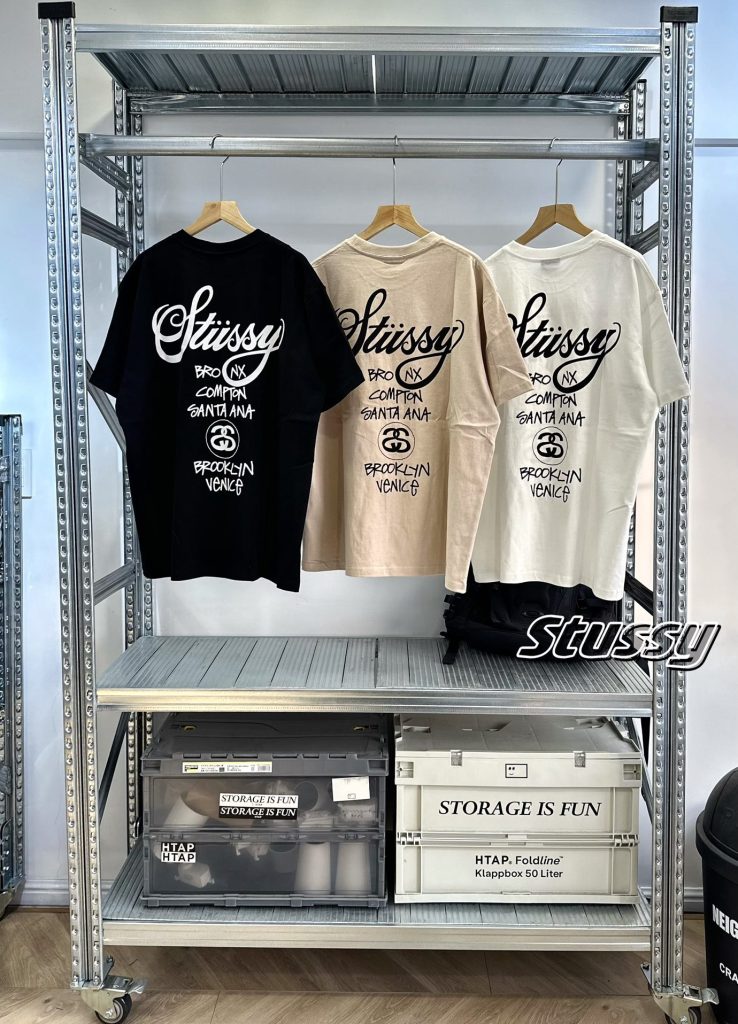 STUSSY(ステューシー) コピー ワールドクルーズプリント3色入り半袖Tシャツ|スーパーコピーn級優良店 6 STUSSY(ステューシー) コピー ワールドクルーズプリント3色入り半袖Tシャツ