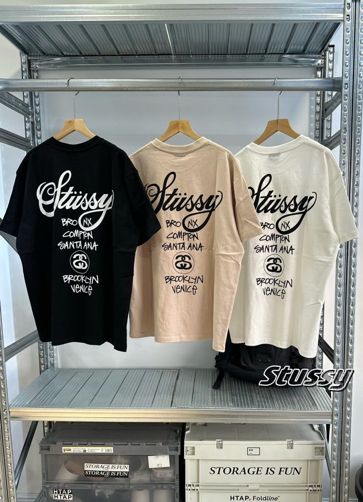 STUSSY(ステューシー) コピー ワールドクルーズプリント3色入り半袖Tシャツ|スーパーコピーn級優良店 7 STUSSY(ステューシー) コピー ワールドクルーズプリント3色入り半袖Tシャツ