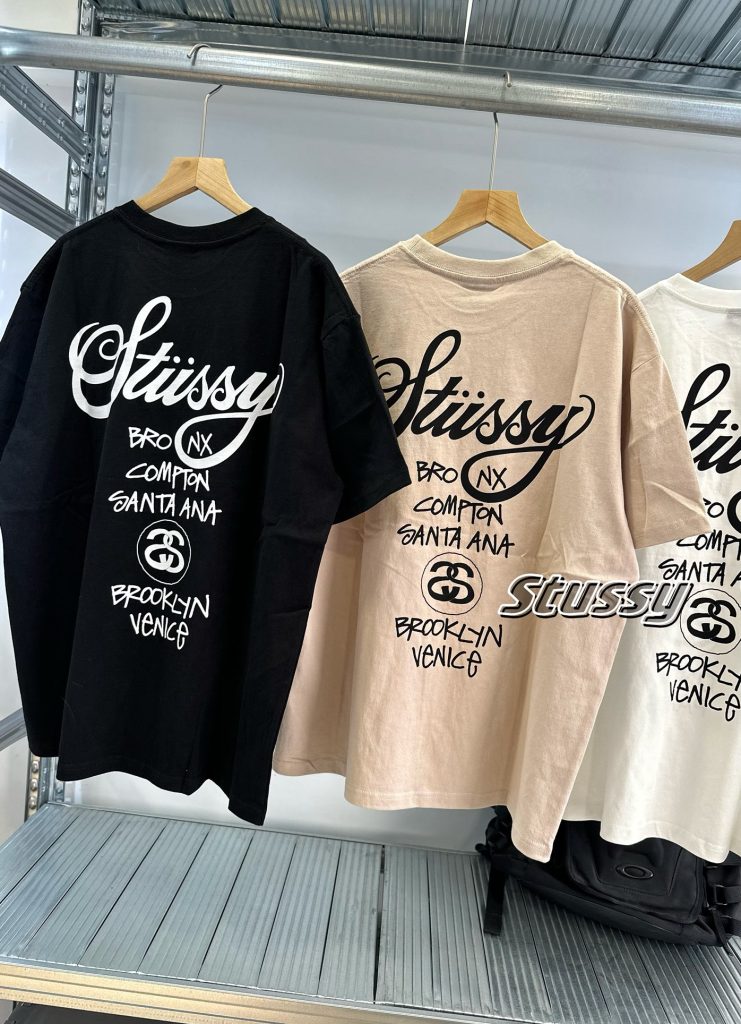 STUSSY(ステューシー) コピー ワールドクルーズプリント3色入り半袖Tシャツ|スーパーコピーn級優良店 8 STUSSY(ステューシー) コピー ワールドクルーズプリント3色入り半袖Tシャツ