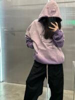 VETEMENTS(ヴェトモン)2024新作スーパーコピー立体環境保護標識フードスウェットフード付シャツ激安通販