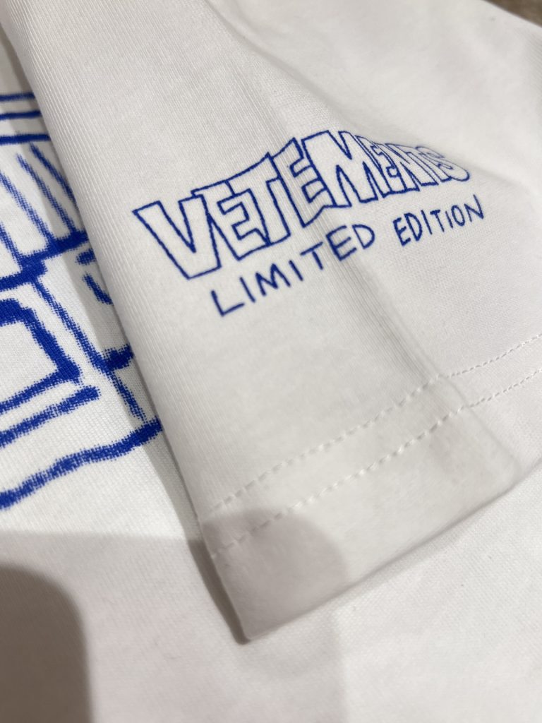 Vetements(ヴェトモン)可愛い漫画プリントオシャレカジュアル半袖Tシャツ男女同タイプ