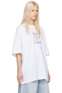 Vetements(ヴェトモン)2024新作n級品ウサギプリント半袖Tシャツ
