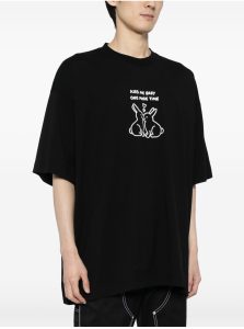 Vetements(ヴェトモン)2024新作n級品ウサギプリント半袖Tシャツ