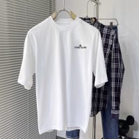 STONE ISLAND(ストーンアイランド) 春夏スーパーコピー 2024 プリントラウンドネック半袖Tシャツ