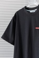 PRADA(プラダ )2024新作定番 アルファベットロゴプリントラウンドネック半袖Tシャツ