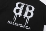 BALENCIAGA(バレンシアガ) 偽物 アルファベット プリントラウンドネック半袖Tシャツ激安通販