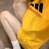 BALENCIAGA(バレンシアガ)XADIDASスーパーコピー定番ロゴカップルモデル半袖Tシャツ
