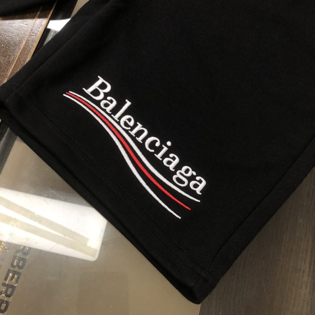 BALENCIAGA(バレンシアガ)2024春夏新作 コピー コーラ波刺繍メンズカジュアルショートパンツ|スーパーコピーn級優良店 7 BALENCIAGA(バレンシアガ)2024春夏新作 コピー コーラ波刺繍メンズカジュアルショートパンツ