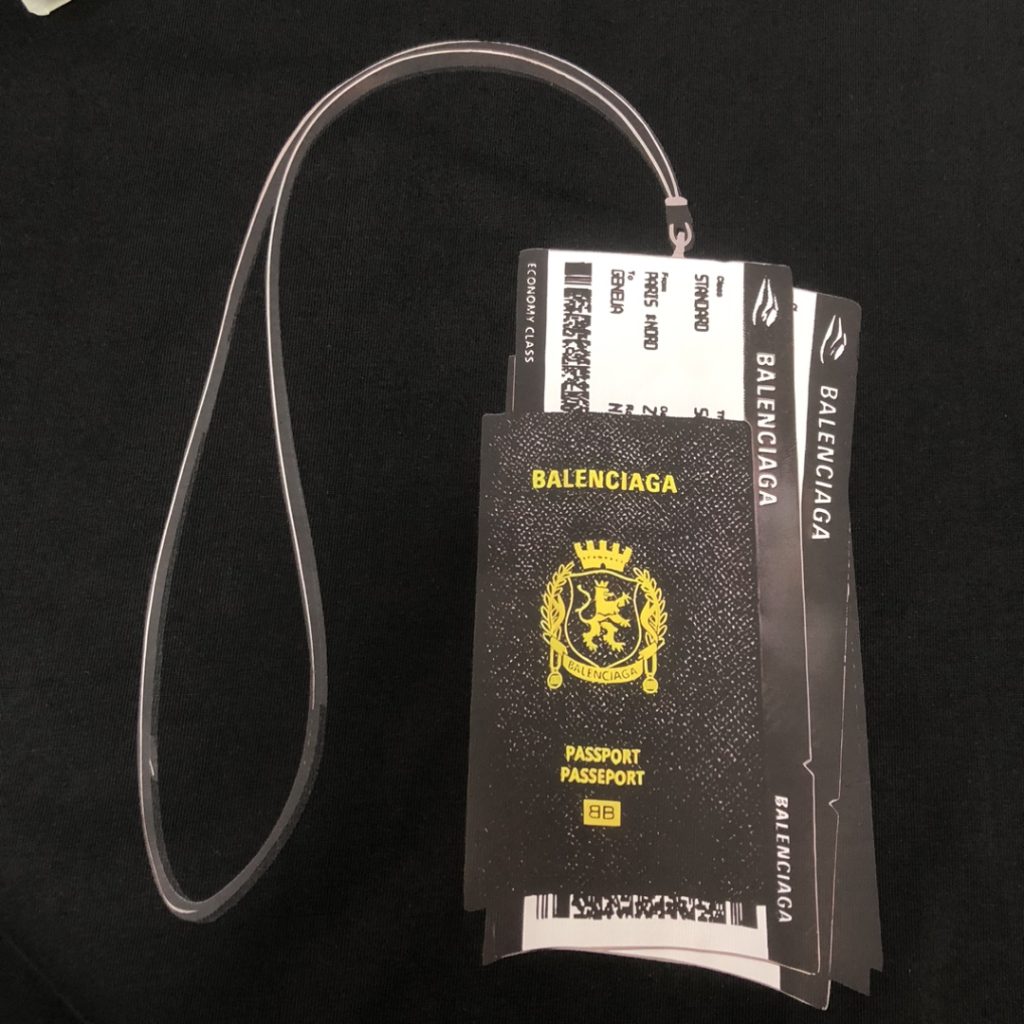 BALENCIAGA(バレンシアガ)2024春夏新作 n級品 プリント カップルモデル半袖Tシャツ