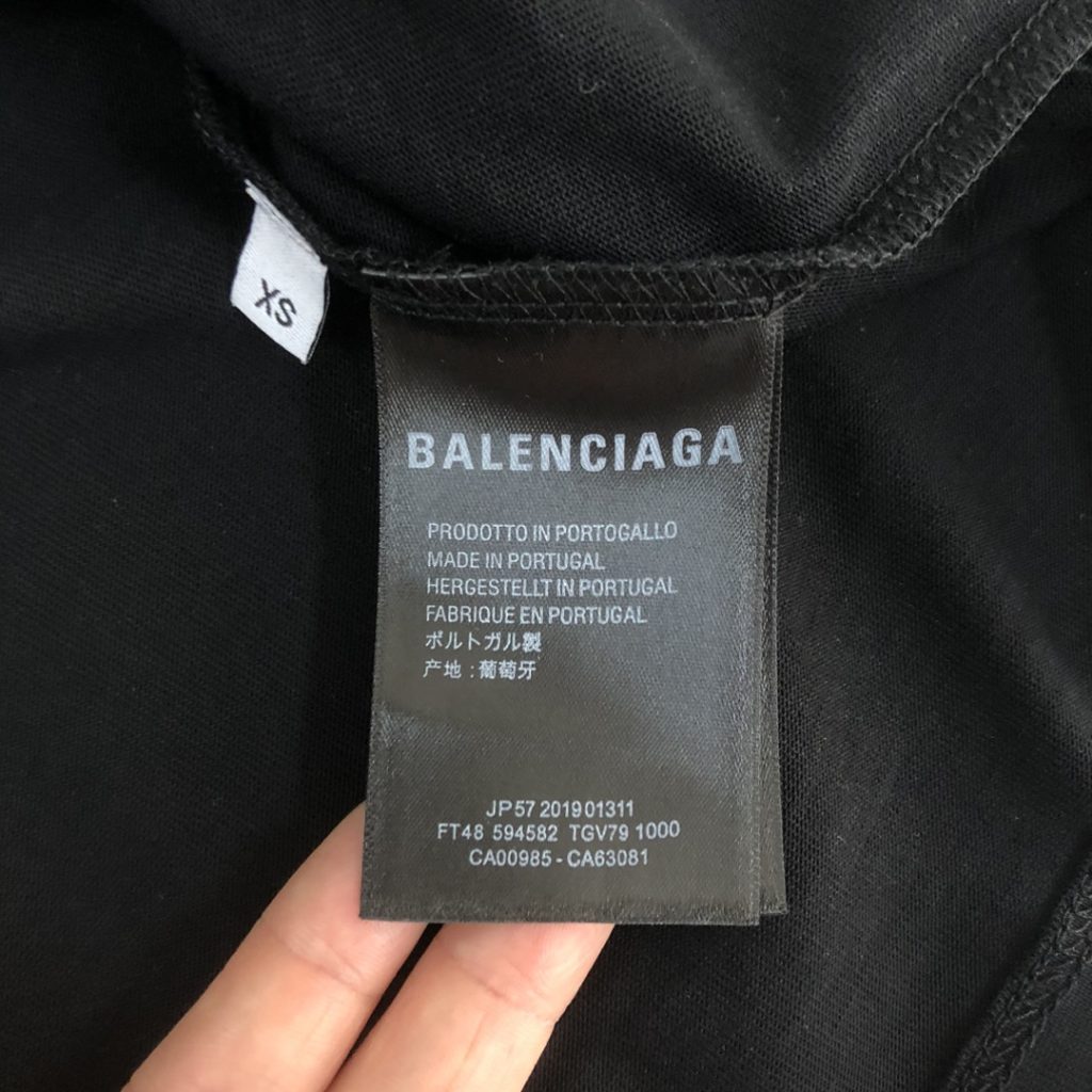 BALENCIAGA(バレンシアガ)2024春夏新作 n級品 プリント カップルモデル半袖Tシャツ