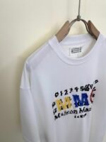 BALENCIAGA(バレンシアガ)2024春夏新作 スーパーコピー カラフルな太糸刺繍半袖Tシャツ