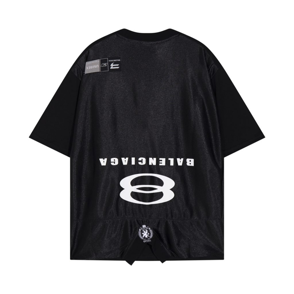 BALENCIAGA(バレンシアガ) 2024夏新作 偽物 100%コットン プリントラウンドネック半袖Tシャツ男女兼用 激安通販 