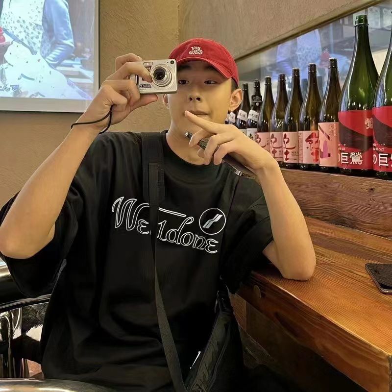 WELLDONE(ウェルダン)コピー2024新作芸能人夏服半袖Tシャツ ロゴプリント男女同款