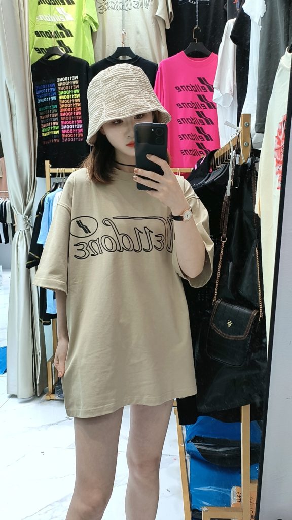 WELLDONE(ウェルダン)コピー2024新作芸能人夏服半袖Tシャツ ロゴプリント男女同款