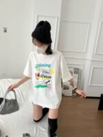 WELLDONE（ウェルダン)アルファベットグラフィティ芸能人人気 ファッション半袖Tシャツコピー