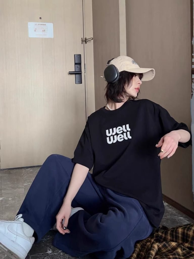 WELLDONE（ウェルダン)コピーファッション アルファベットロゴプリント半袖Tシャツ男女兼用 通販