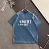 AMIRI（アミリ)2024新作偽物定番ロゴプリントカップルモデル半袖Tシャツ通販