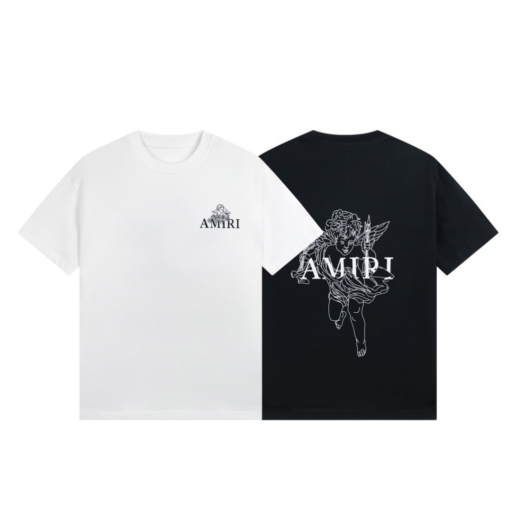 AMIRI（アミリ)新作コピーキューピープリント柄カジュアル半袖