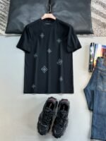 LOUIS VUITTON(ルイヴィトン)定番プリント専門店最新作半袖ラウンドネックTシャツコピー