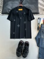LOUIS VUITTON(ルイヴィトン)定番プリント専門店最新作半袖ラウンドネックTシャツコピー