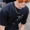 GIVENCHY(ジバンシイ)芸能人アルファベット視覚トラップ効果半袖n級品