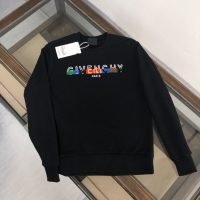 GIVENCHY(ジバンシイ)芸能人オシャレなラウンドネックのフロッキーアルファベットパーカーn級品