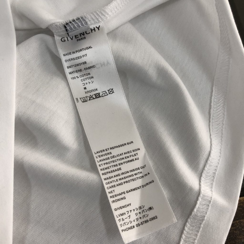 GIVENCHY(ジバンシイ)偽物アルファベット刺繍オシャレでカジュアルな半袖Tシャツ激安通販