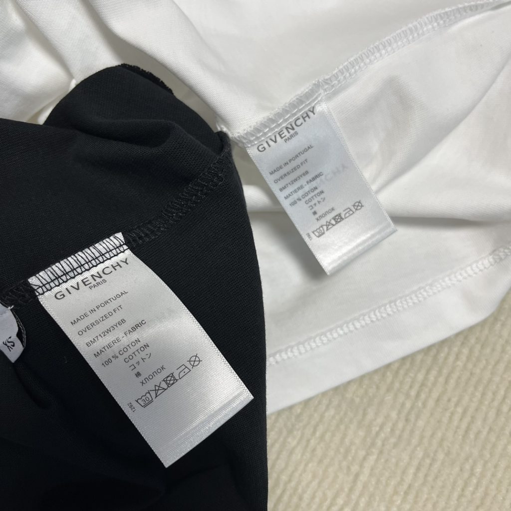 GIVENCHY(ジバンシイ)春夏2024の新作偽物のおしゃれなlogoのプリントレジャーする半袖激安通販