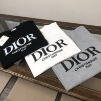 DIOR（ディオール） 2024春夏最新作 n級品 ロゴプリントラウンドネック半袖Tシャツ 通販