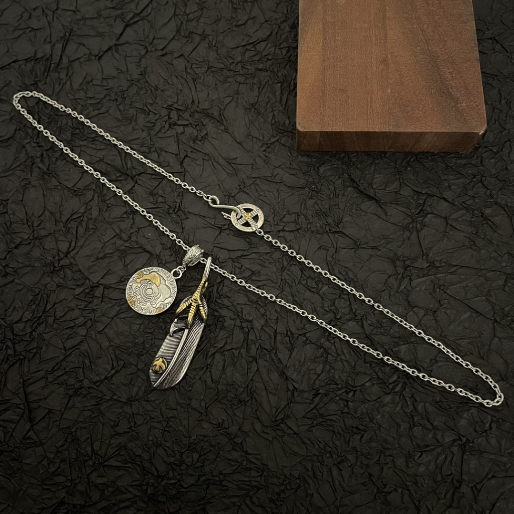 Goro’s（ゴローズ）高橋吾郎 偽物 羽根銀餅ペンダントネックレス 通販