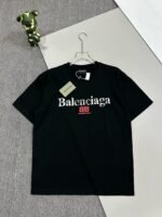 バレンシアガ 偽物 コピー 半袖 Tシャツ コットン ブラック 柔らかい