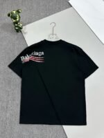 バレンシアガ 偽物 コピー 半袖 Tシャツ コットン ブラック 柔らかい