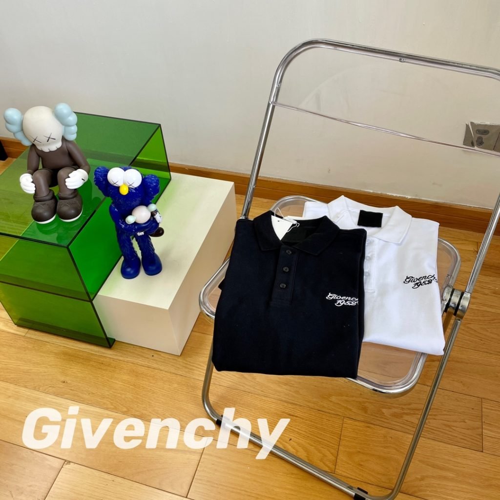 GIVENCHY(ジバンシイ) 激安販売 入手困難コピー  アルファベット刺繍ポロシャツ