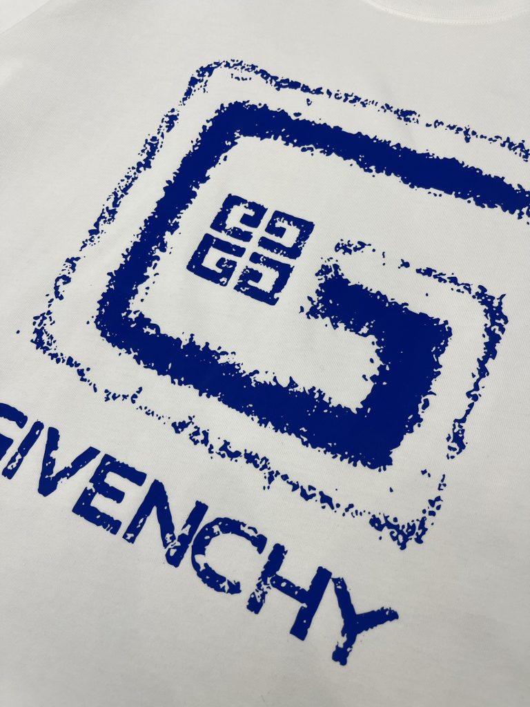 GIVENCHY(ジバンシイ) 入手困難 業界最高い品質 n級品 プリントロゴ丸首半袖Tシャツ