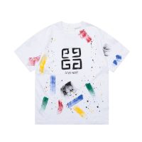 人気新作 ジバンシスーパーコピー アルファベット手描き グラフィティカジュアル半袖Tシャツ